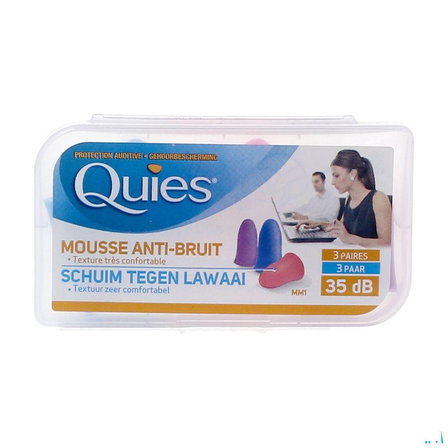 Quies Oordoppen Mousse Disco 3 Paar  -  Quies
