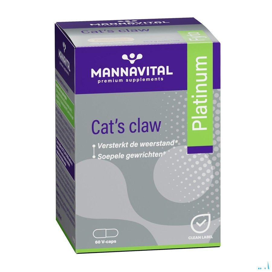 Mannavital Cats Claw Platinum V-Capsule 60