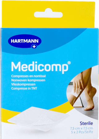 Medicomp Compress Selfcare 7,5X7,5cm 5X2