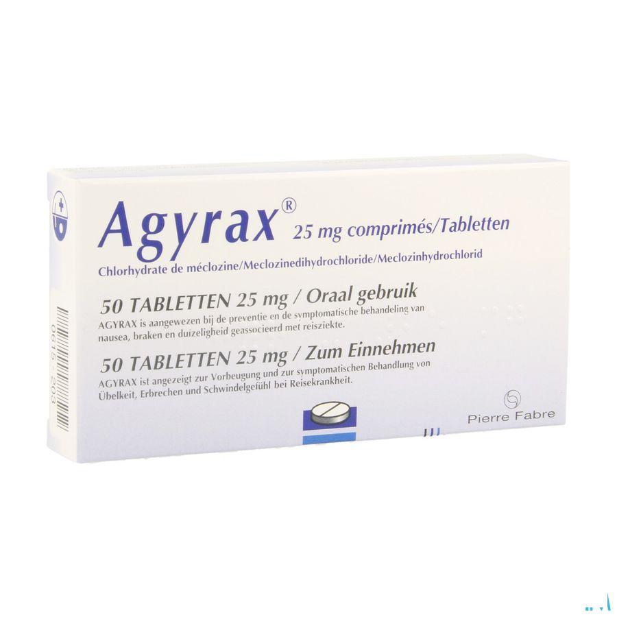 Agyrax 25mg Comp 50