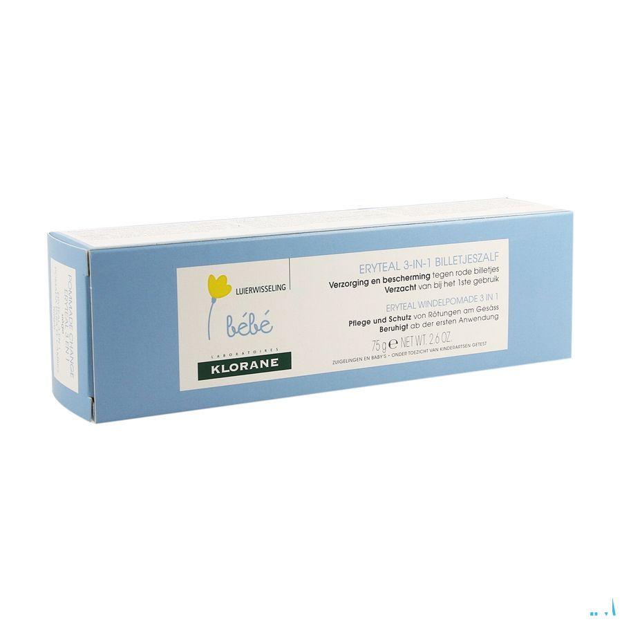 Klorane Baby Eryteal Creme Luierwissel 75 gr