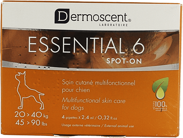 Essential 6 Spot-on Hond 20-40kg et 4x2,4 ml 