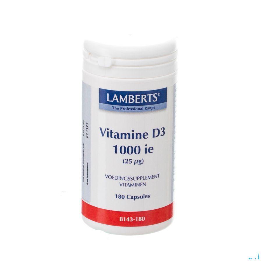 Lamberts Vitamine D 1000IE25 µg Tabletten 180  -  Health Benefits 08