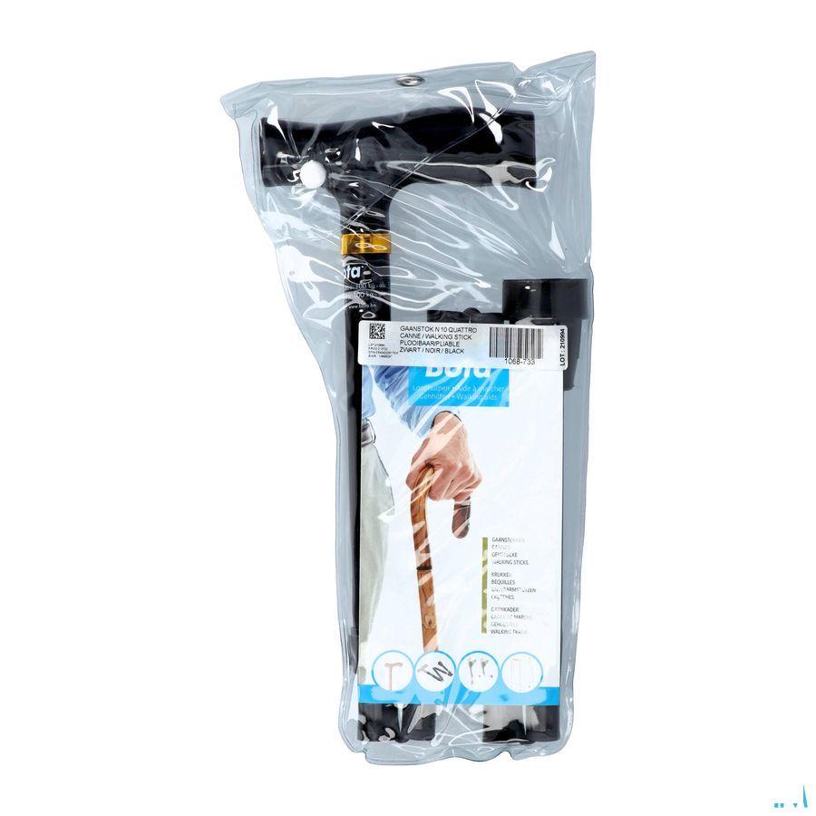 Bota Gaanstok N10 Quattro Plooibaar Zwart  -  Bota