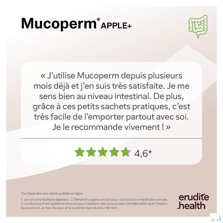Mucoperm Apple + Poeder Zakje 60x 4g  -  Nutriphyt