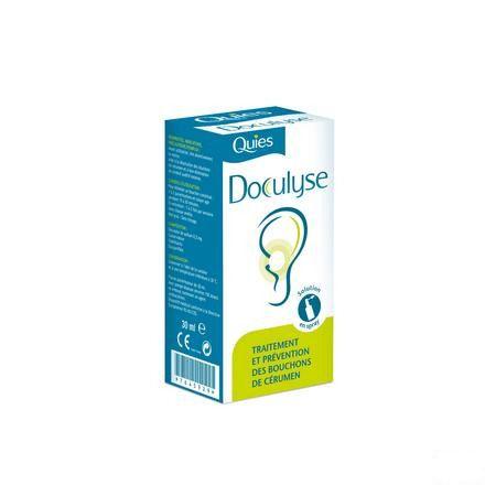 Quies Doculyse Tegen Proppen Oorsmeer Spray 30 ml  -  Quies