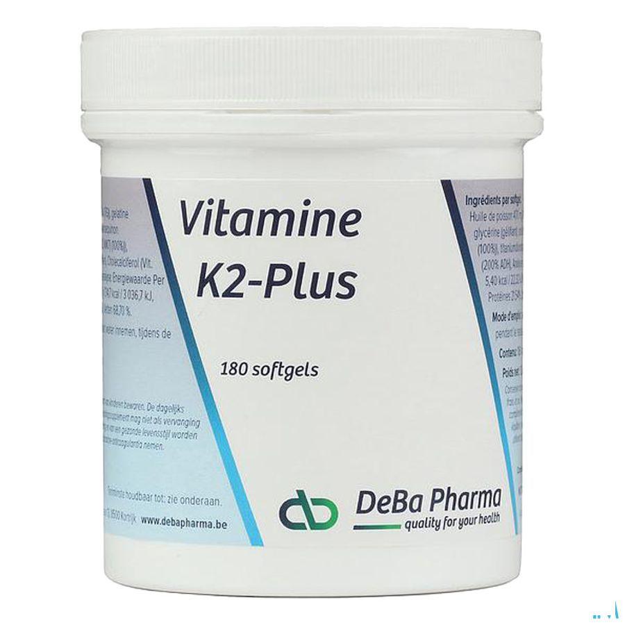 K2-plus Softgels 180  -  Deba Pharma