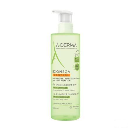 Aderma Exomega Control Reinigingsgel 2in1 500 ml  -  Aderma