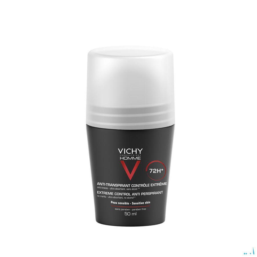 Vichy Homme Deo Anti transp. 72u Roller 50 ml  -  Vichy