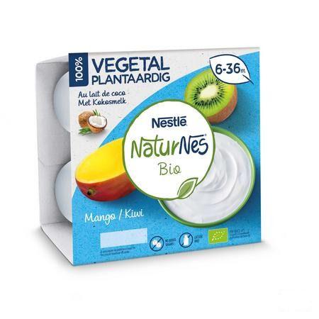 Naturnes Plantaardig Mango Kiwi Pot 4X90G  -  Nestle