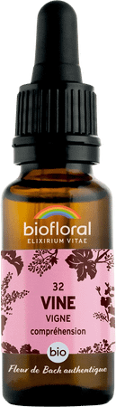 Fleurs De Bach 32 Vine Vigne Bio 20 ml Demeter  -  Pranarom