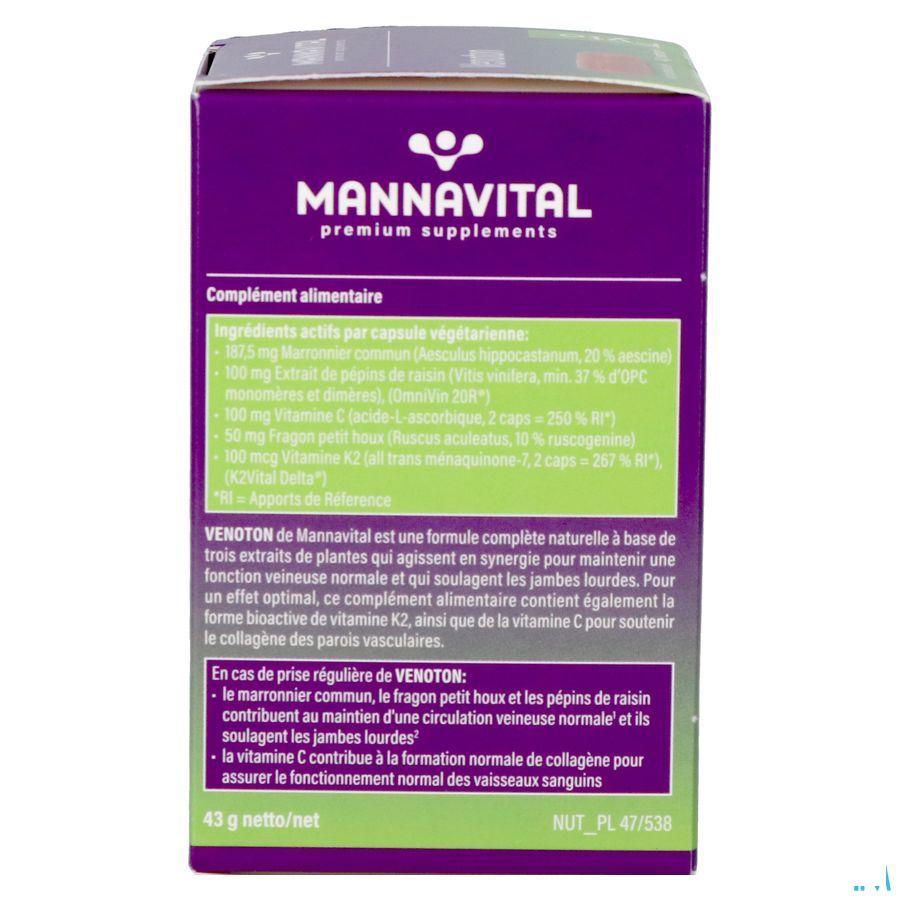 Mannavital Venoton V-Caps 60
