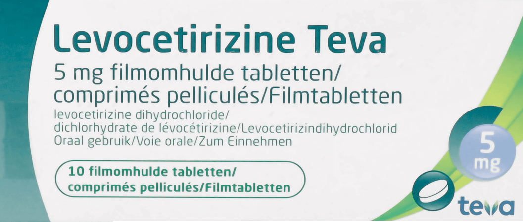 Levocetirizine Teva 5 mg Tabletten 10