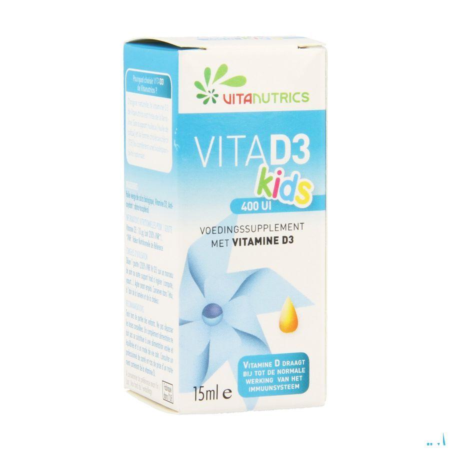 Vita D3 400UI Kids Vitanutrics Druppels 15 ml 