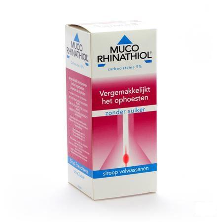 Muco Rhinathiol 5% Siroop Ad zonder suiker 250 ml