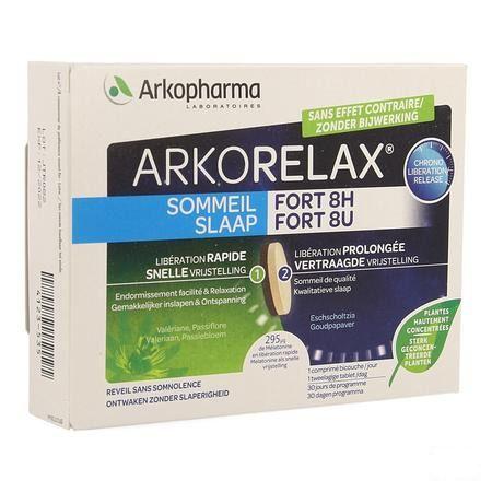Arkorelax Slaap Forte 8U Tabletten 30 (Programma 15D)