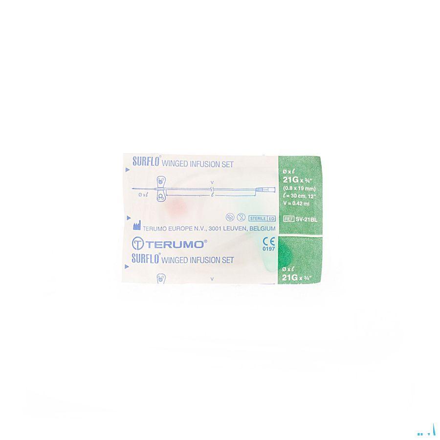 Terumo Vleugelnaald 21G Groen 50  -  Terumo Europe