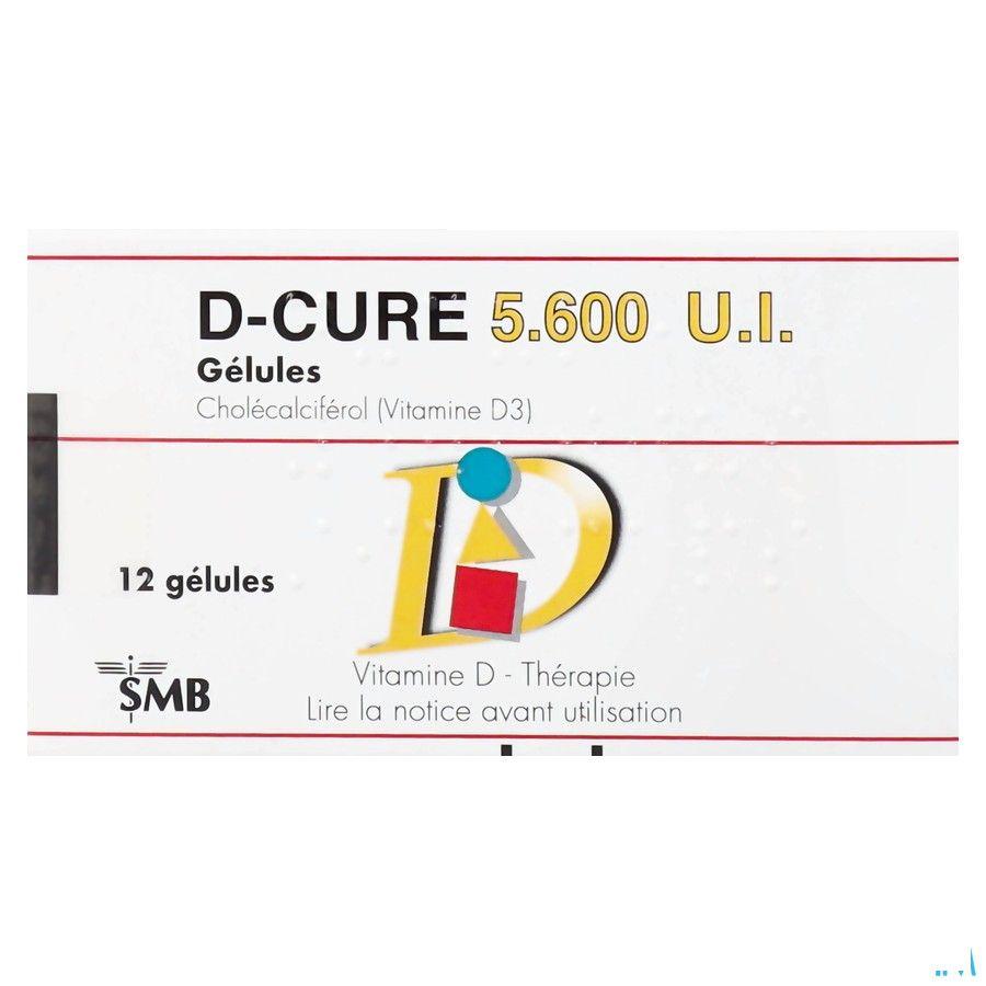 D Cure 5600Ui Gelules 12