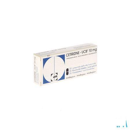 Cetirizine Ucb Tabletten Pel. 20 X 10 mg