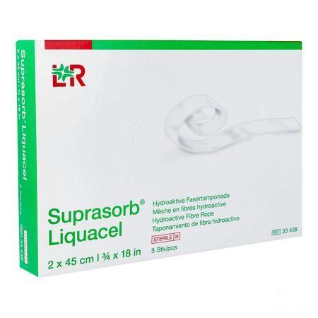 Suprasorb Liquacel Vezelverb Hydroact. 2X45Cm 5  -  Lohmann & Rauscher