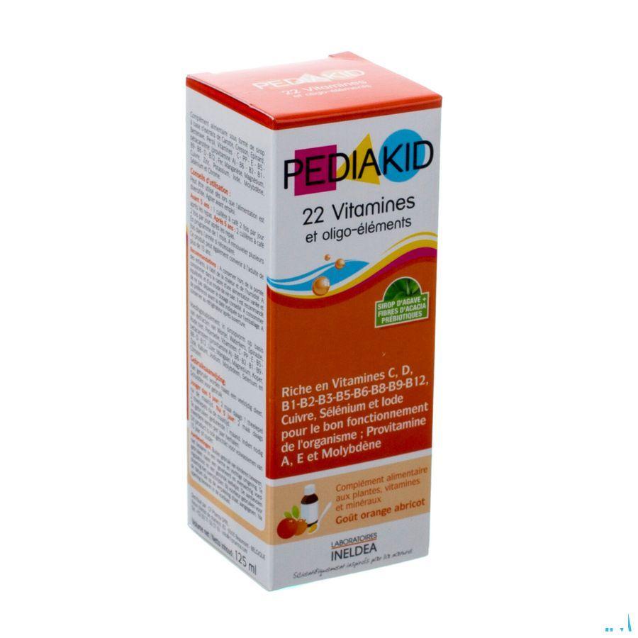 Pediakid 22 Vitamines Oligo Element. Solution  Flacon 125 ml