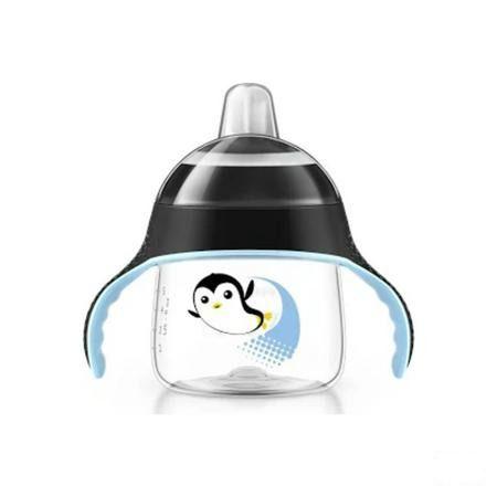 Philips Avent Lekvrije Pinguin Beker 200  ml Zwart  -  Bomedys