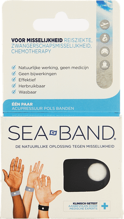 Sea Band Volwassene Armband Zwart 2