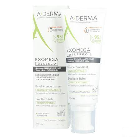 Aderma Exomega Allergo Balsem Emolierend Tube200 ml  -  Aderma