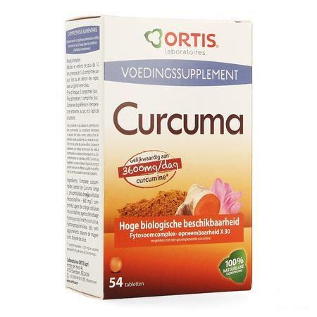 Ortis Curcuma Blister Tabletten 3x18  -  Ortis