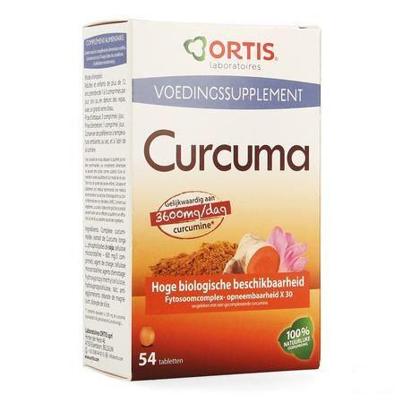 Ortis Curcuma Blister Comprimes 3x18  -  Ortis
