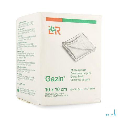 Gazin Kompres Niet steriel 8p 10,0x10,0cm 100 18506  -  Lohmann & Rauscher