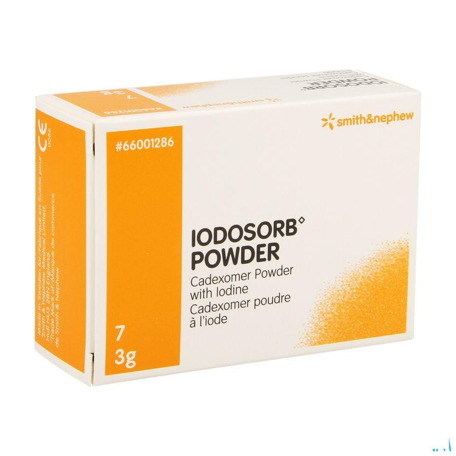 Iodosorb Powder Zakje 7X 3G 66001286  -  Smith Nephew