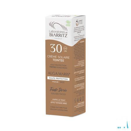 Alga Maris Creme Solaire Visage Ip30 Doree 50 ml