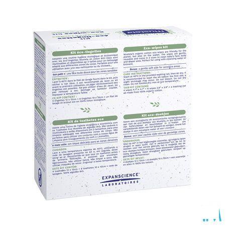 Mustela Ch Mon 1Er Kit Eco Lingettes 10