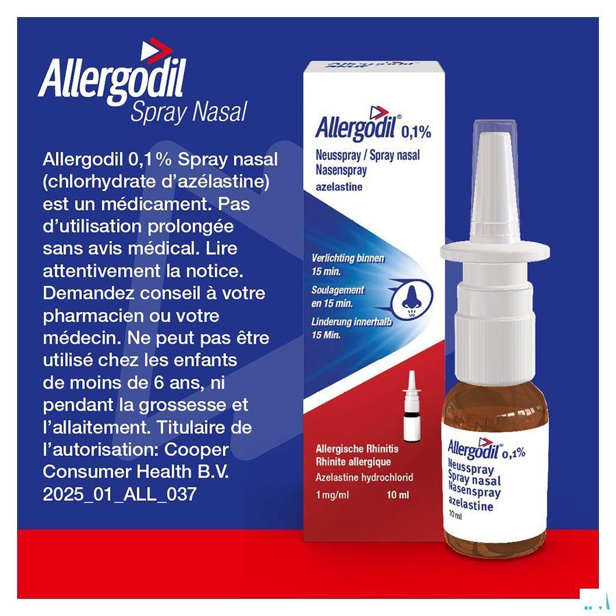 Allergodil Spray Nasal Flacon 10 ml