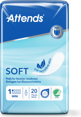 Attends Soft 1 Mini Inleg Anatom. 1x20