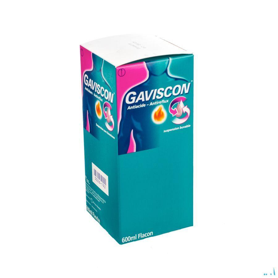 Gaviscon Antizuur-antireflux Suspensie Oraal Gebr.600 ml