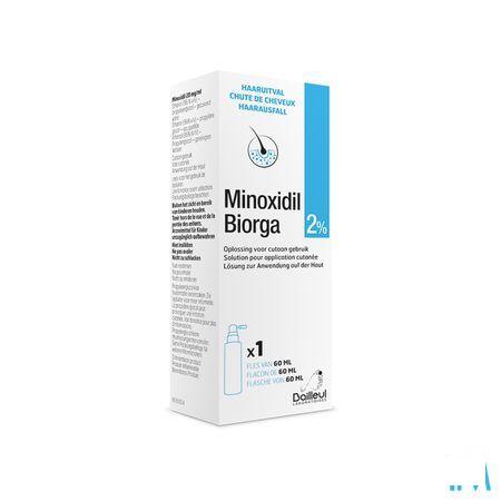 Minoxidil Biorga 2% Oplossing Cutaan Koffer Flacon 1x60 ml