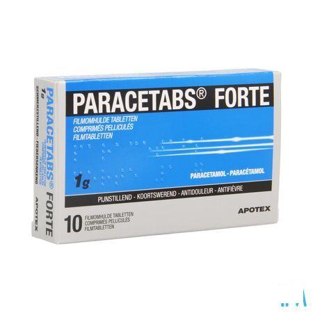 Paracetabs Forte 1 gr Comprimes Pellicules 10 X 1 gr