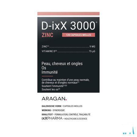 D-Ixx 3000 Zinc Softcaps 120  -  Ixx Pharma