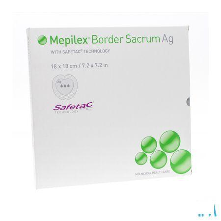 Mepilex Border Ag Sacrum Ster 18,0X18,0 5 382000  -  Molnlycke Healthcare