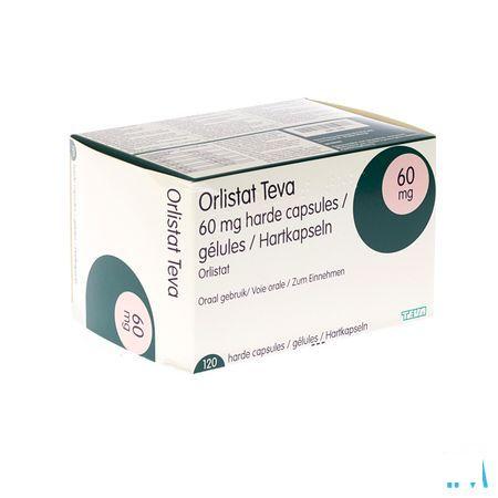 Orlistat Teva Harde Capsule 120 X 60 mg 