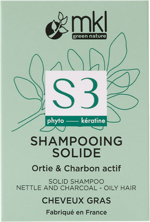 Mkl Solid Shampoo Vet Haar Brandnetels & Houtskool 65G