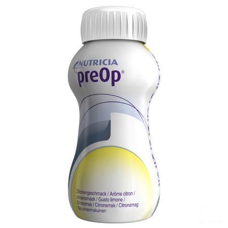 Preop Drink Citroen Fles 4x200 ml 571499  -  Nutricia