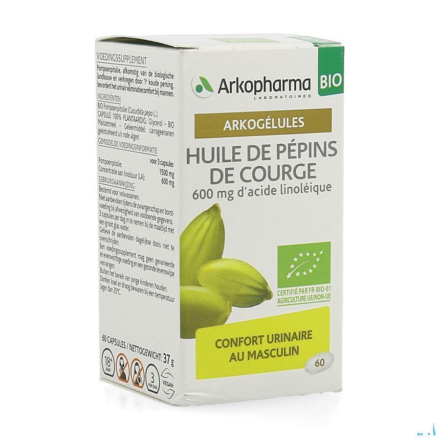 Arkocaps Pompoenpitolie Bio 60 Capsule  -  Arkopharma