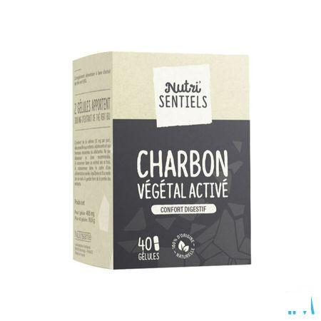 Charbon Vegetal Active Capsule 40  -  Nutrisante