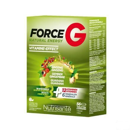 Force G Natural Energy Tabletten 56  -  Nutrisante