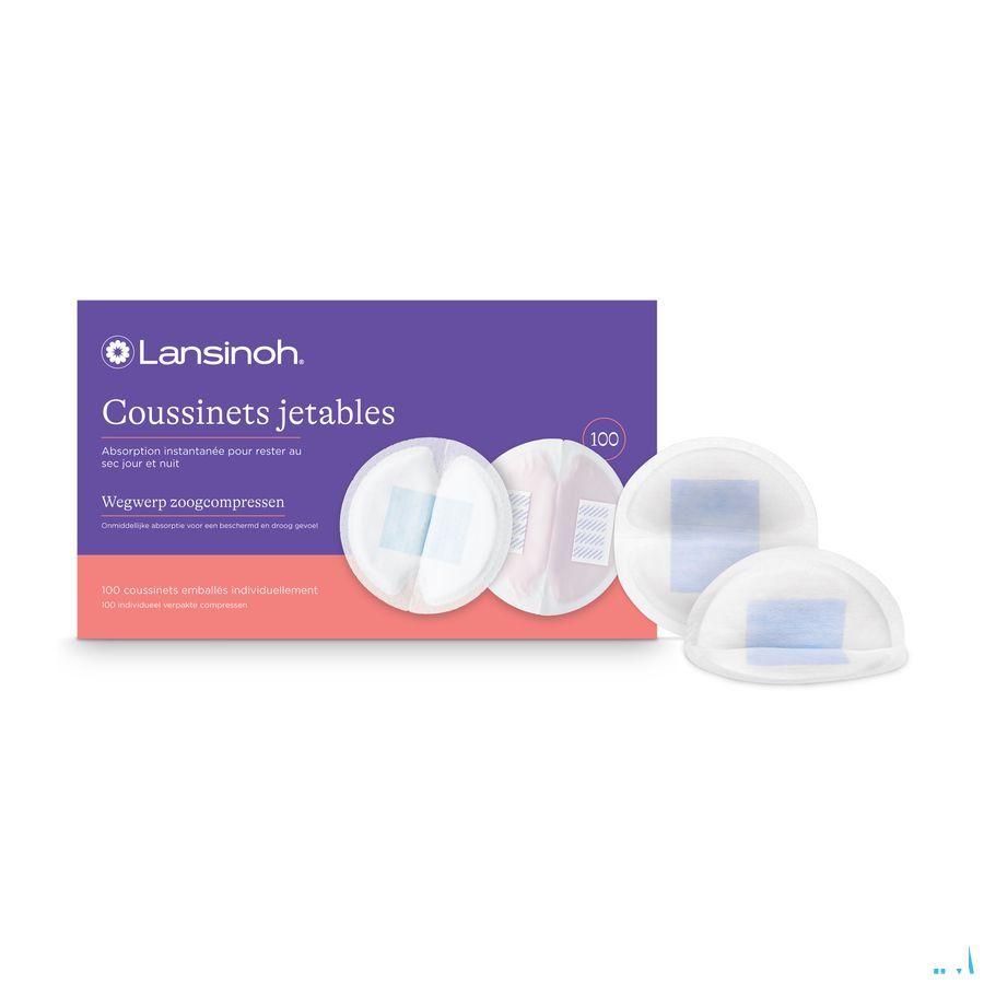 Lansinoh Wegwerpb.Borstkompress.Blue Lock Core 100  -  Lansinoh Laboratories