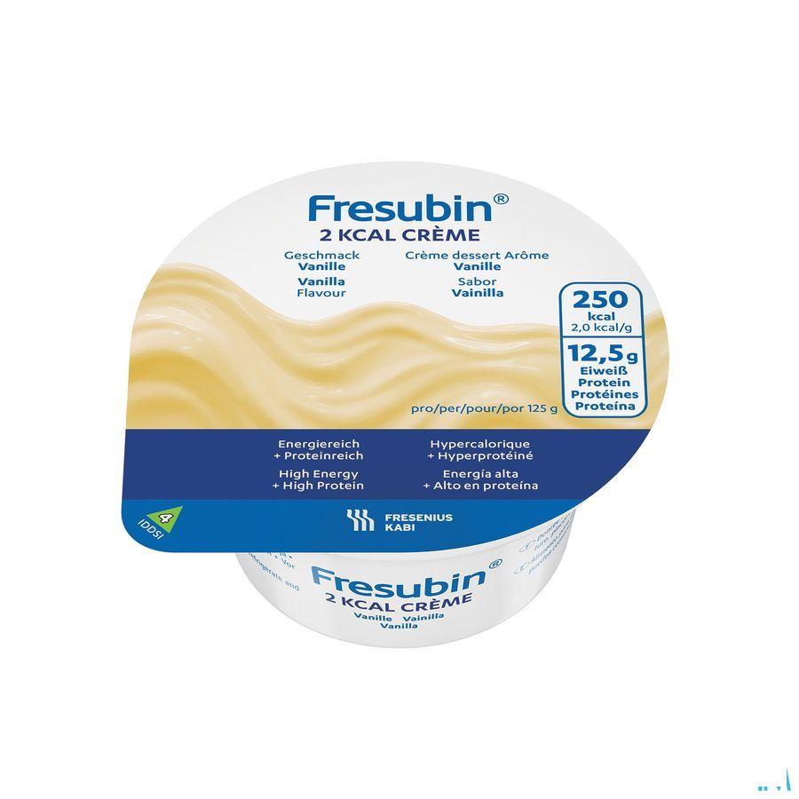 Fresubin 2kcal Creme Vanille Pot 4x125 gr  -  Fresenius