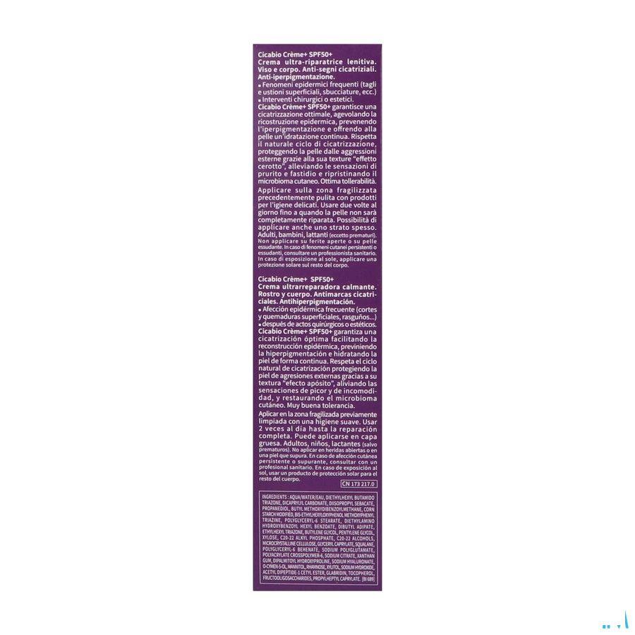Bioderma Cicabio Creme+ Spf50+ 40 ml